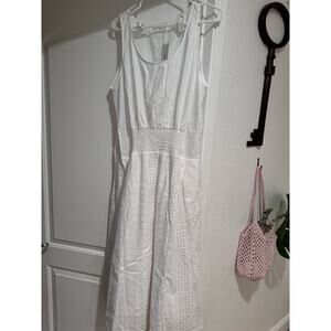 nwt THAKOON Eyelet white Dress size4